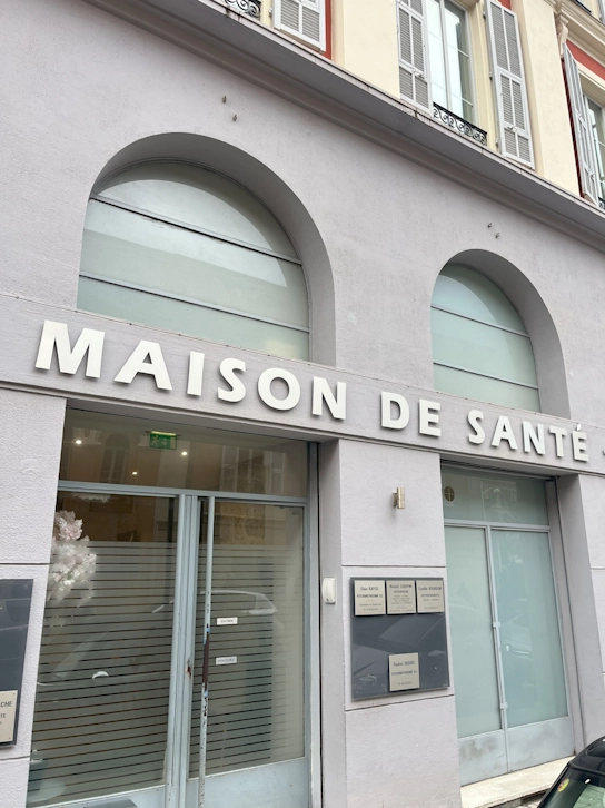 Devanture Cabinet Psychomotricité Nice